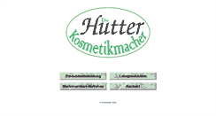 Desktop Screenshot of huetter.at