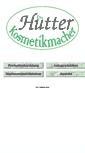 Mobile Screenshot of huetter.at