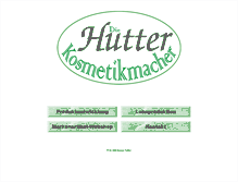Tablet Screenshot of huetter.at